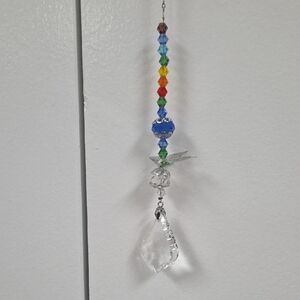 Red and Orange Crystal Decor Accents